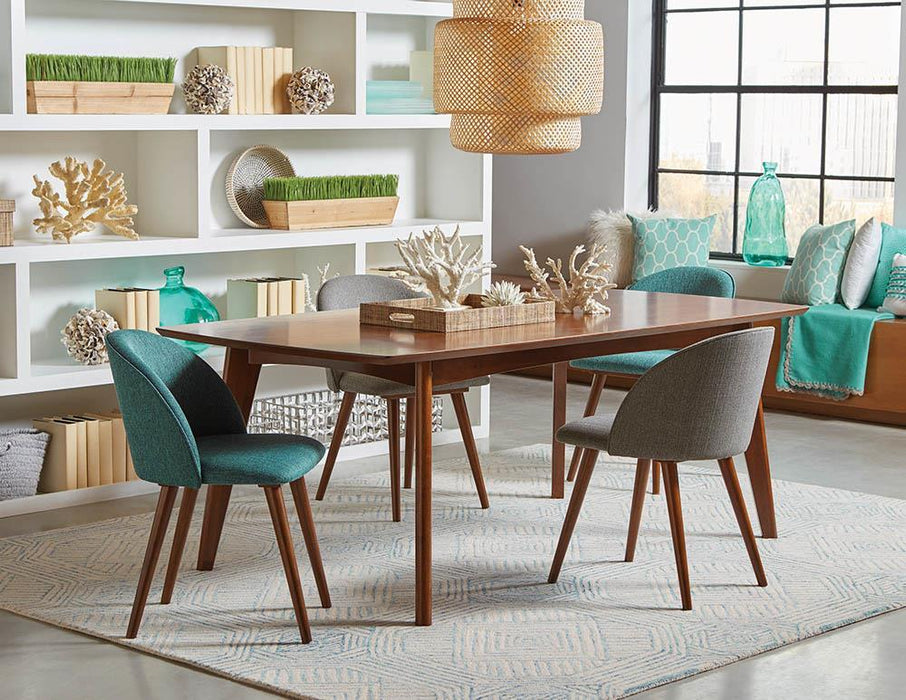 Jedda Oval Dining Table Dark Walnut - Orbit Furniture (Richmond,BC)