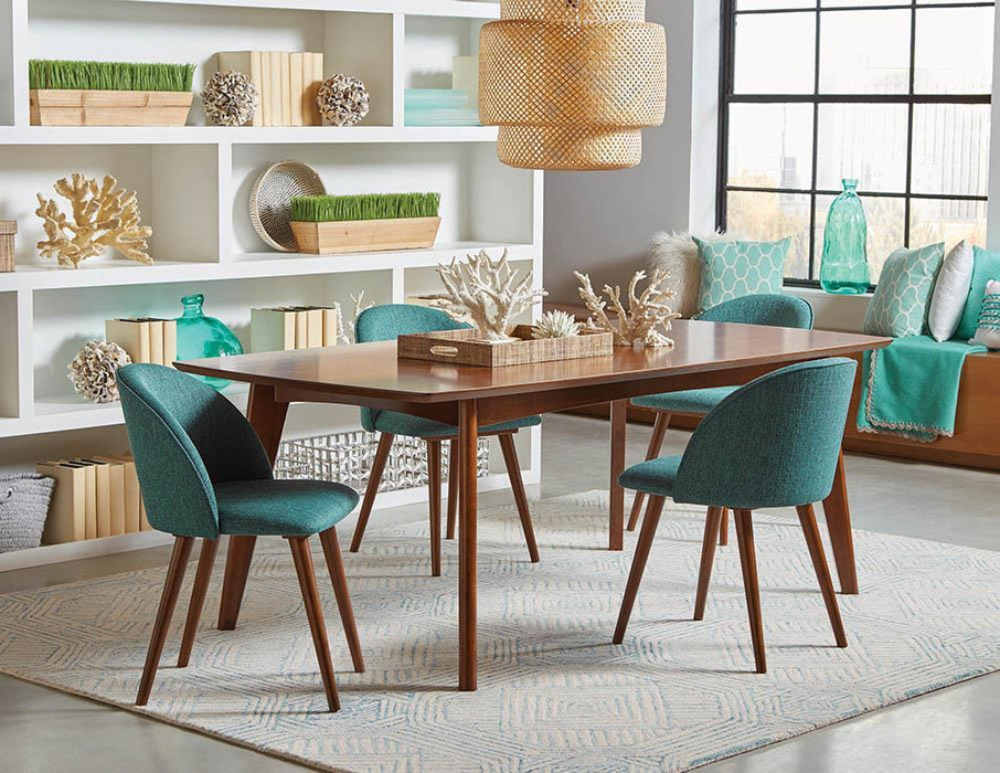 Jedda Oval Dining Table Dark Walnut - Orbit Furniture (Richmond,BC)