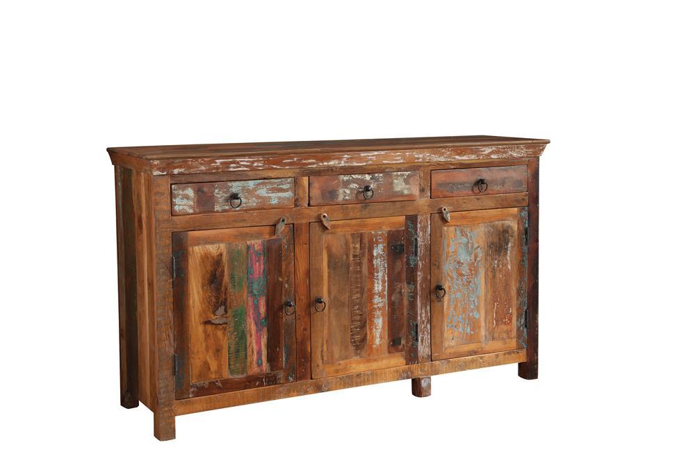 Harper 4-drawer Accent Cabinet Reclaimed Wood - Orbit Furniture (Richmond,BC)