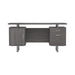 Lawtey Floating Top Office Desk Weathered Grey - Orbit Furniture (Richmond,BC)
