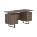 Lawtey Floating Top Office Desk Weathered Grey - Orbit Furniture (Richmond,BC)