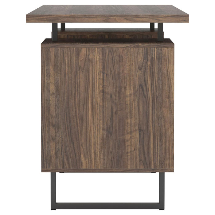 Lawtey Floating Top Office Desk Weathered Grey - Orbit Furniture (Richmond,BC)