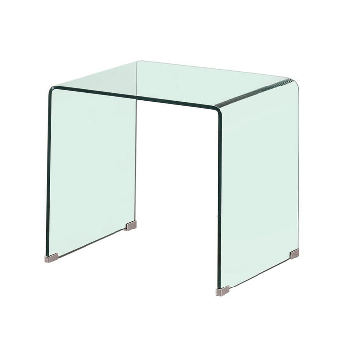 Ripley Square End Table Clear - Orbit Furniture (Richmond,BC)