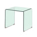 Ripley Square End Table Clear - Orbit Furniture (Richmond,BC)