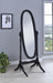 Cabot Rectangular Cheval Mirror with Arched Top Black - Orbit Furniture (Richmond,BC)