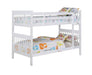 Chapman Twin Over Twin Bunk Bed White - Orbit Furniture (Richmond,BC)