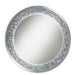 Lixue Round Wall Mirror with LED Lighting Silver - Orbit Furniture (Richmond,BC)