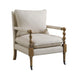 Dempsy Upholstered Accent Chair with Casters Beige - Orbit Furniture (Richmond,BC)