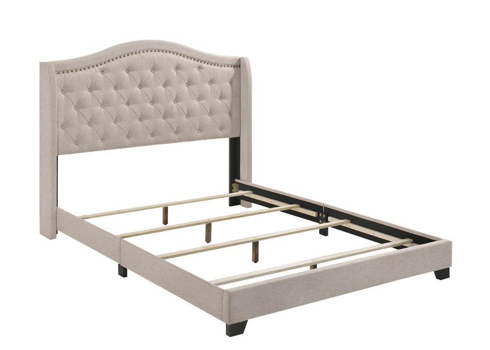 Sonoma Camel Back Full Bed Beige - Orbit Furniture (Richmond,BC)