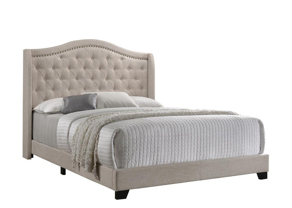 Sonoma Camel Back Full Bed Beige - Orbit Furniture (Richmond,BC)