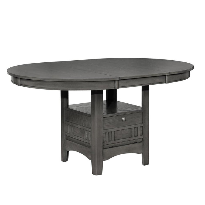 Lavon Dining Table with Storage Medium Grey - Orbit Furniture (Richmond,BC)