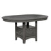 Lavon Dining Table with Storage Medium Grey - Orbit Furniture (Richmond,BC)