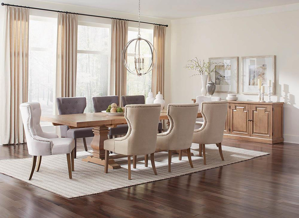 Baney Tufted Upholstered Dining Chair Beige - Orbit Furniture (Richmond,BC)