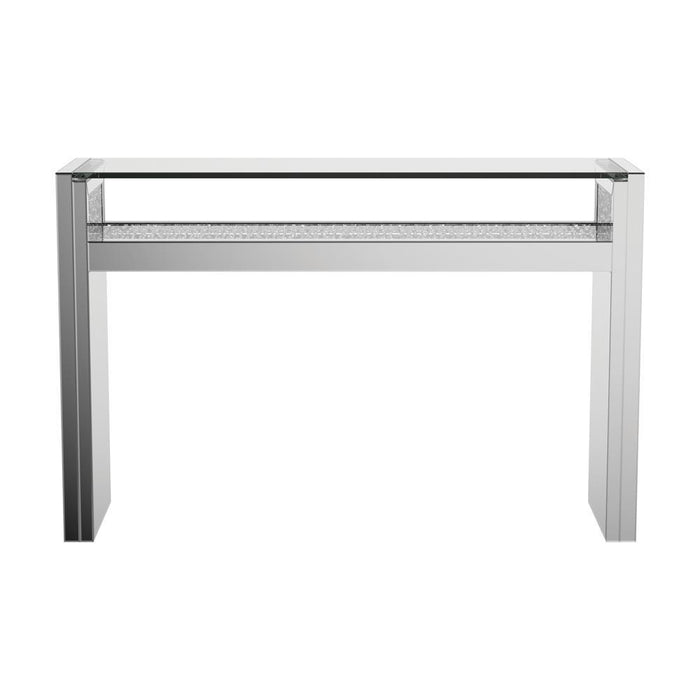 Edna 1-shelf Console Table Silver - Orbit Furniture (Richmond,BC)