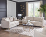 Corliss Upholstered Arched Arms Sofa Beige - Orbit Furniture (Richmond,BC)
