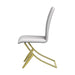 Carmelia Upholstered Side Chairs White (Set of 4) - Orbit Furniture (Richmond,BC)