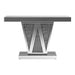 Crocus Rectangular Console Table Silver - Orbit Furniture (Richmond,BC)