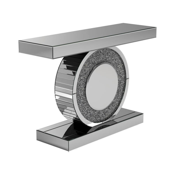 Bergenia Rectangular Console Table Silver - Orbit Furniture (Richmond,BC)