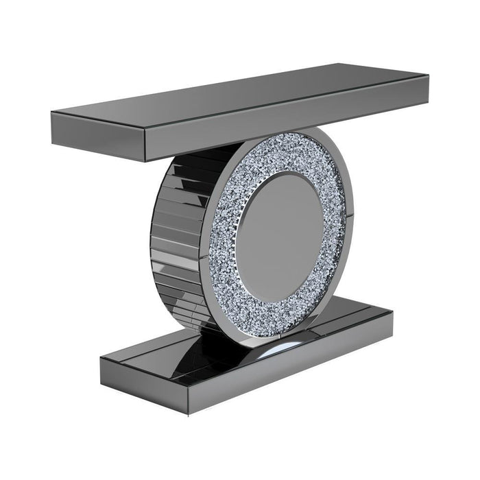 Bergenia Rectangular Console Table Silver - Orbit Furniture (Richmond,BC)
