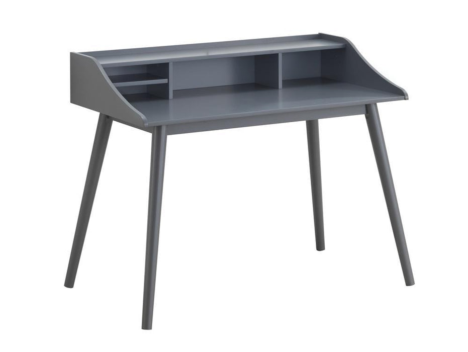 Percy 4-compartment Writing Desk Grey - Orbit Furniture (Richmond,BC)