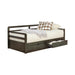 Sorrento 2-drawer Twin XL Daybed with Extension Trundle Grey - Orbit Furniture (Richmond,BC)