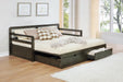 Sorrento 2-drawer Twin XL Daybed with Extension Trundle Grey - Orbit Furniture (Richmond,BC)