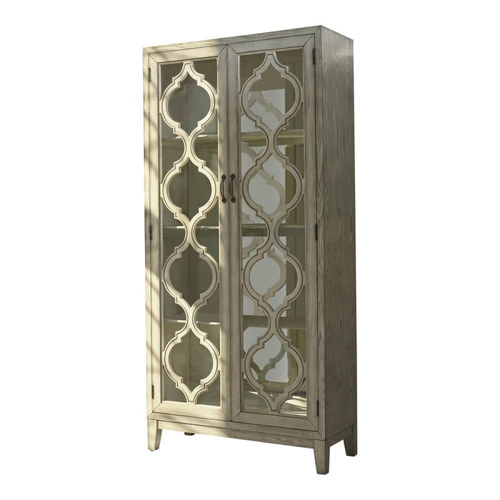 Mckellen 2-door Tall Cabinet Antique White - Orbit Furniture (Richmond,BC)