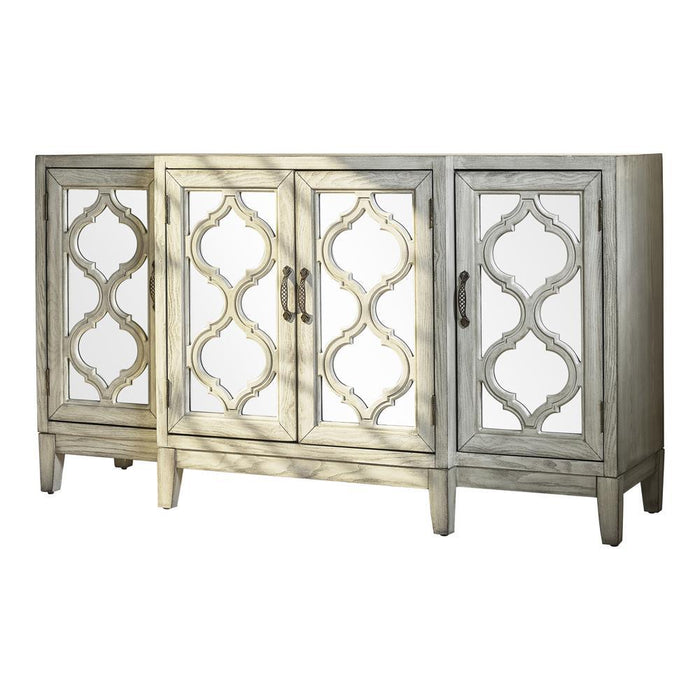 Mckellen 4-door Accent Cabinet Antique White - Orbit Furniture (Richmond,BC)