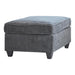 Mccord Upholstered Ottoman Dark Grey - Orbit Furniture (Richmond,BC)