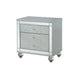 Gunnison 2-drawer Nightstand Silver Metallic - Orbit Furniture (Richmond,BC)