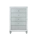 Gunnison 5-drawer Chest Silver Metallic - Orbit Furniture (Richmond,BC)