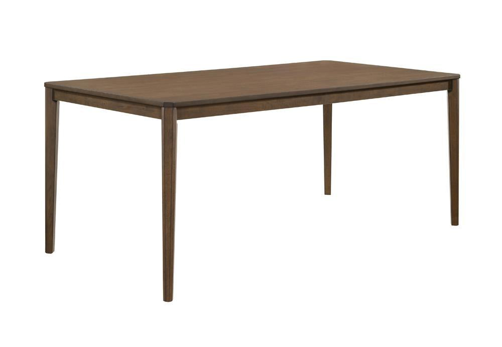 Wethersfield Dining Table with Clipped Corner Medium Walnut - Orbit Furniture (Richmond,BC)