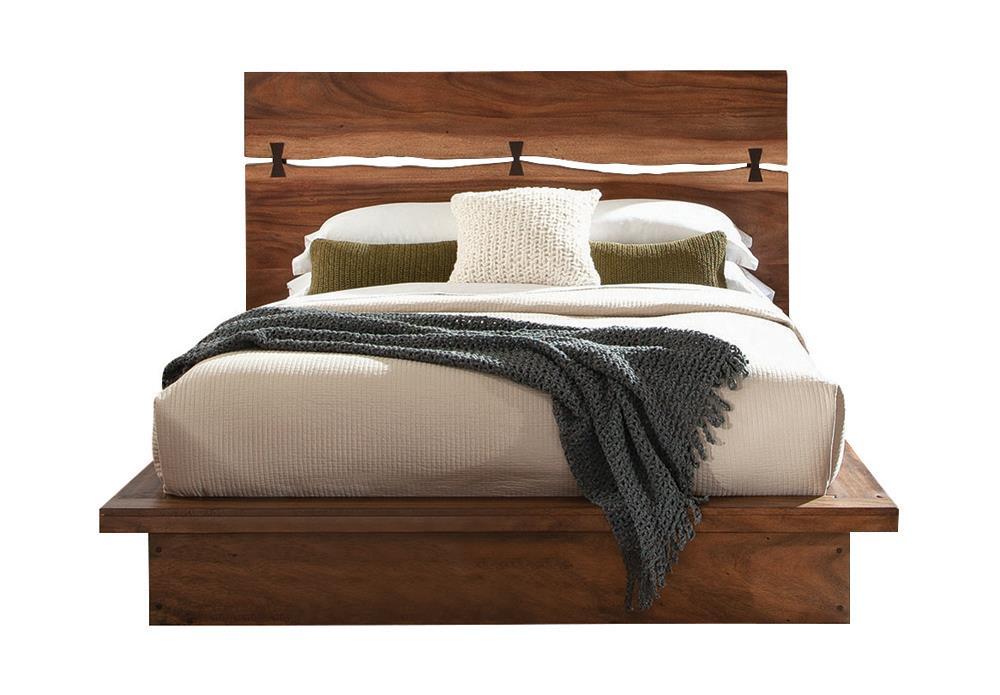 Winslow California King, E.King & Queen Bed Smokey Walnut and Coffee Bean - Orbit Furniture (Richmond,BC)