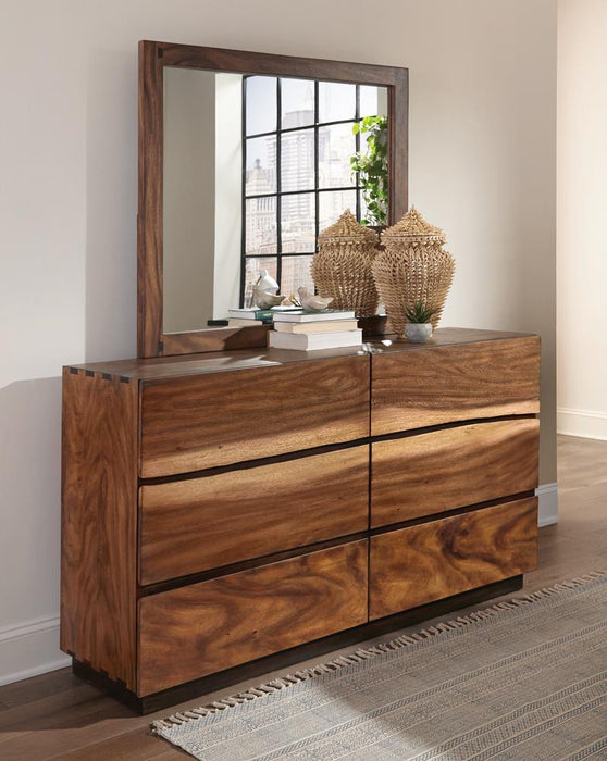 Winslow 6-drawer Dresser Smokey Walnut and Coffee Bean - Orbit Furniture (Richmond,BC)