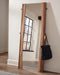 Winslow Standing Mirror Smokey Walnut and Coffee Bean - Orbit Furniture (Richmond,BC)