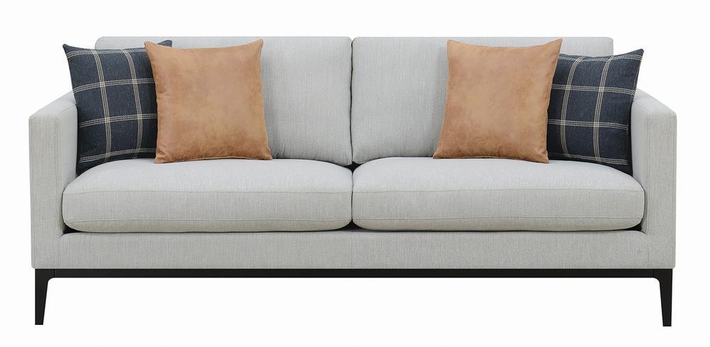 Apperson Cushioned Back Sofa Light Grey - Orbit Furniture (Richmond,BC)