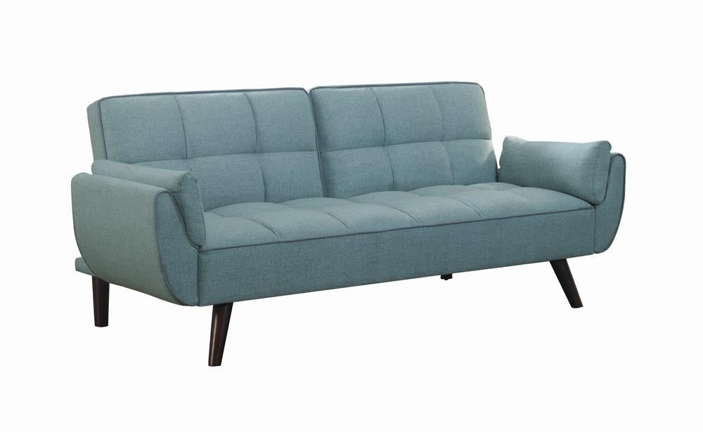 Caufield Biscuit-tufted Sofa Bed Turquoise Blue - Orbit Furniture (Richmond,BC)
