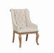 Brockway Tufted Arm Chairs Cream and Barley Brown (Set of 2) - Orbit Furniture (Richmond,BC)