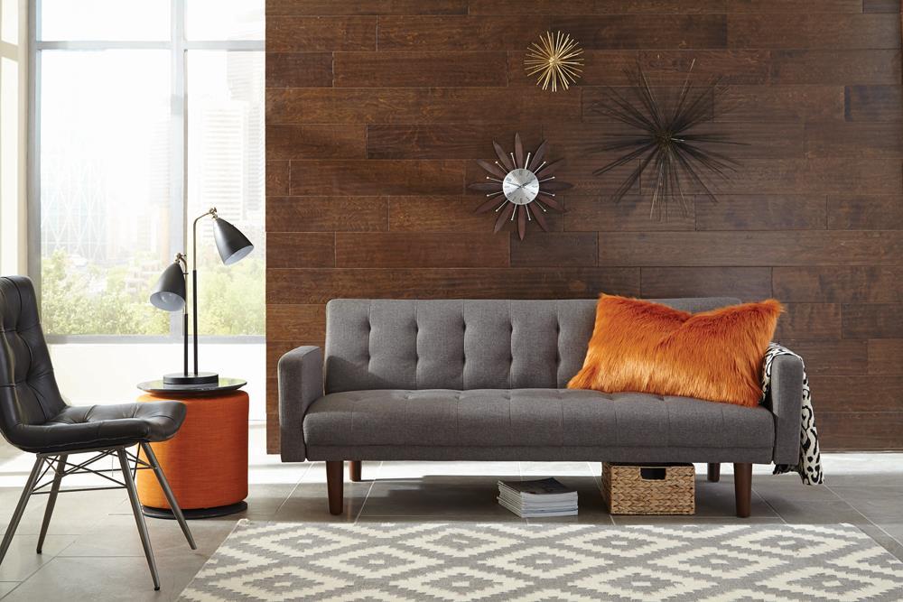Sommer Tufted Sofa Bed Grey - Orbit Furniture (Richmond,BC)