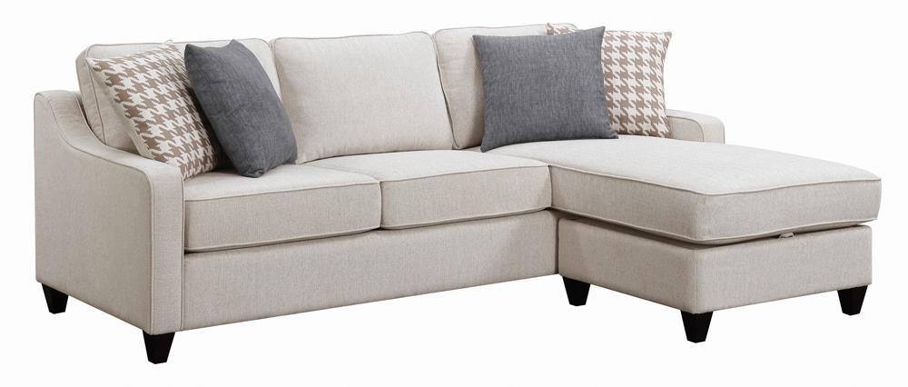 Mcloughlin Upholstered Sectional Platinum - Orbit Furniture (Richmond,BC)