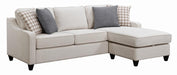 Mcloughlin Upholstered Sectional Platinum - Orbit Furniture (Richmond,BC)