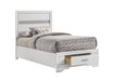 Miranda Full & Twin Storage Bed White - Orbit Furniture (Richmond,BC)