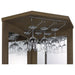 Alviso Corner Bar Cabinet with Stemware Rack Rustic Oak - Orbit Furniture (Richmond,BC)