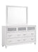 Barzini Rectangle Dresser Mirror White - Orbit Furniture (Richmond,BC)