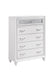 Barzini 5-drawer Chest White - Orbit Furniture (Richmond,BC)