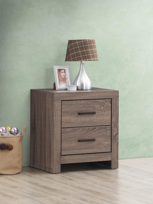 Brantford 2-drawer Nightstand Barrel Oak - Orbit Furniture (Richmond,BC)