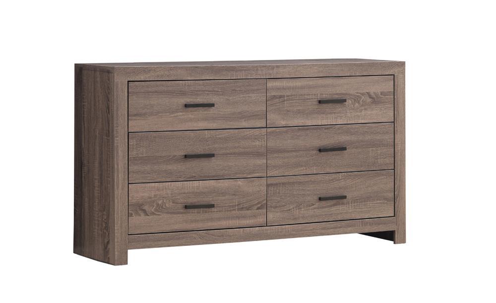 Brantford 6-drawer Dresser Barrel Oak - Orbit Furniture (Richmond,BC)