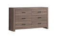 Brantford 6-drawer Dresser Barrel Oak - Orbit Furniture (Richmond,BC)