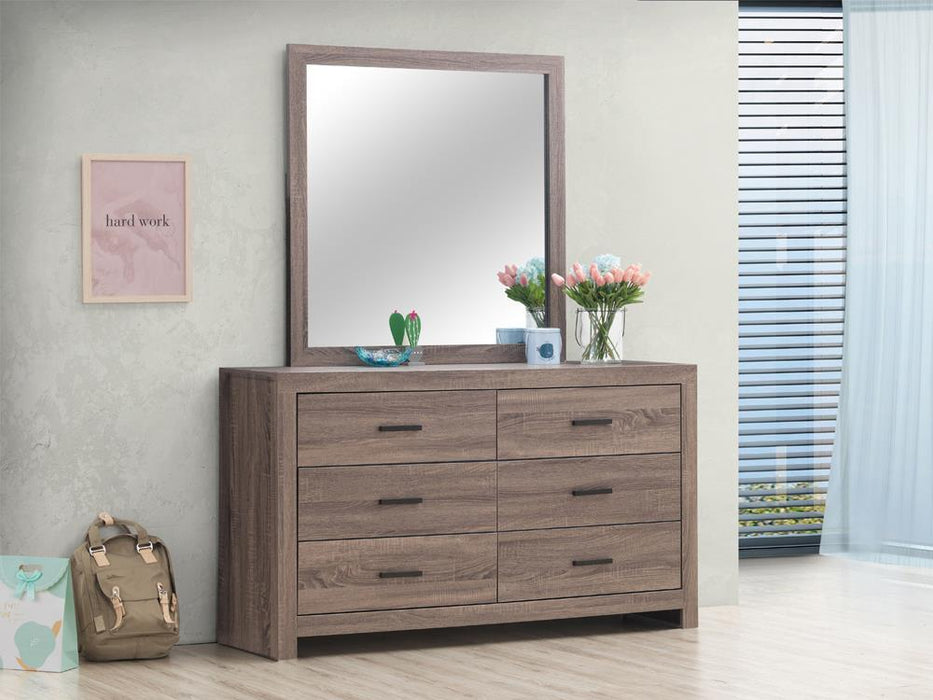 Brantford 6-drawer Dresser Barrel Oak - Orbit Furniture (Richmond,BC)