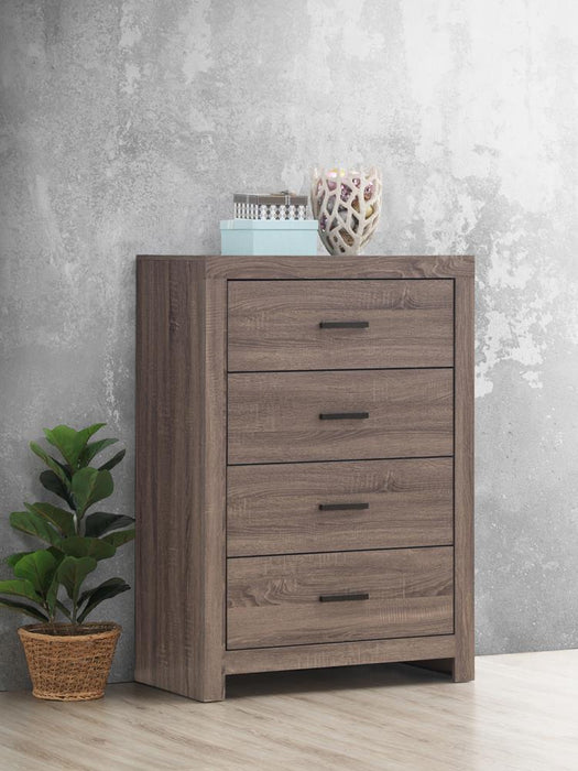 Brantford 4-drawer Chest Barrel Oak - Orbit Furniture (Richmond,BC)